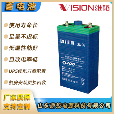 雄韬VISION威神CG12-220PEX阀控式胶体蓄电池12V220AH不间断电源