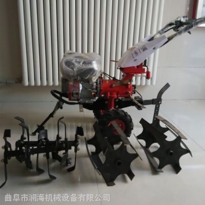 轻松除草汽油旋耕机 多功能手扶耕地机 田间耕作机厂家