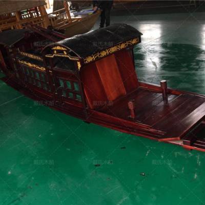 山西长治木船厂家定制8米仿古嘉兴红船