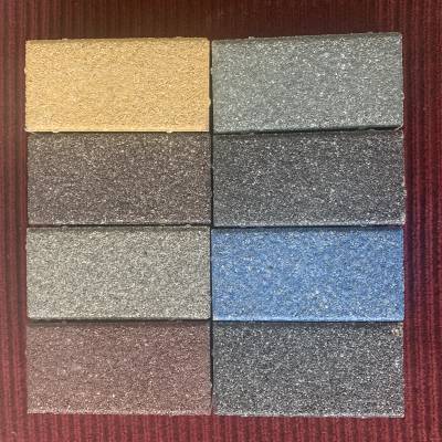 渗水砖铺装综合单价 透水砖规格及颜色