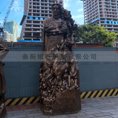 铜雕雕塑人物装饰摆件铸铜纯铜人物小品重庆大学雕塑厂家制作