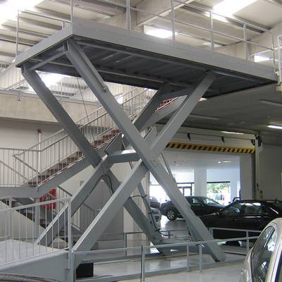 山西家用小型升降台剪叉3度4吨汽车升降平台固定剪叉式