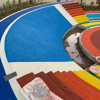 广西省桂林市幼儿园彩色地垫材料料运动塑胶面层8mm厚epdm施工建设