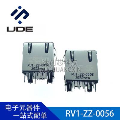 RV1-ZZ-0056 RJ45网口 带灯带弹片