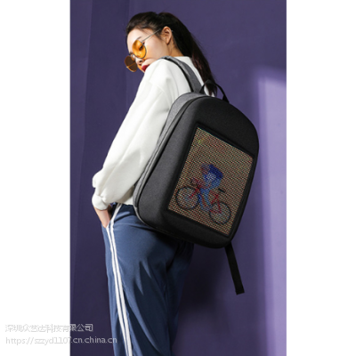 抖音智能移动LED背包动感背包网红显示动画骑士动态背包