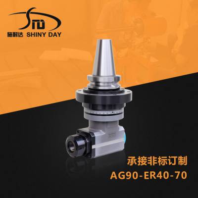 供应 加工中心角度头_BT50-ER40直角角度头_90度角度头***格