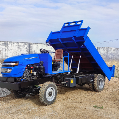 松龙重工 载重5吨32马力柴油四驱自卸拖拉机 厢式货车