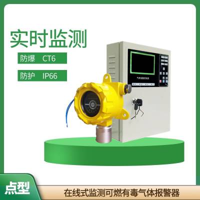 商用型天然气气体探测器 电磁阀联动燃气报警器