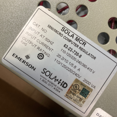 优势供应 SOLAHD 稳压器 63-23-720-8