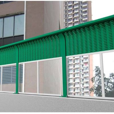 成都铁路弧形声屏障 金属微孔吸音降噪板 冷却塔噪声隔音墙