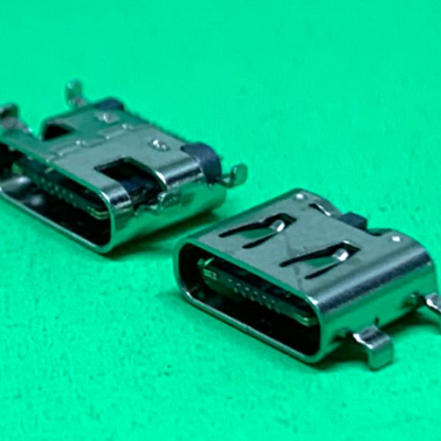 四脚沉板DIP 1TYPE C16PIN母座 USB3.1圆型插座 小米款