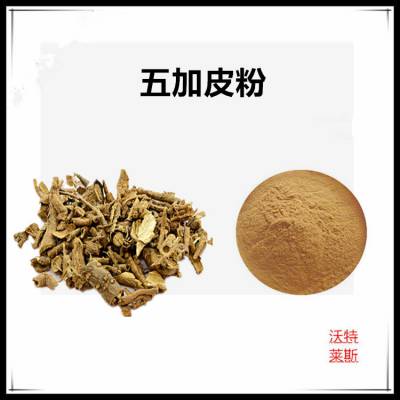 沃特莱斯生物 五加皮粉 定做提取液 棕黄色粉末 可水溶