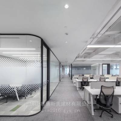 海口全景双玻隔断通透隔音定制