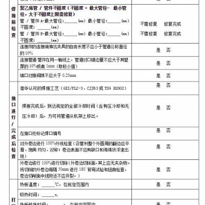 设备年检可网查DN160铁管管道完整性电熔机有二维码