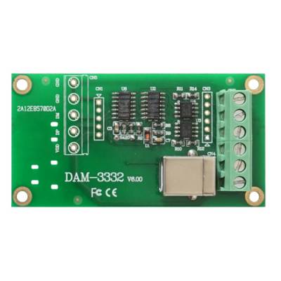 ̩ƼUSB/RS-485/422תǶʽģDAM-3332