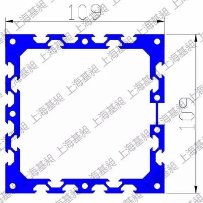 设备承重框架铝合金109109 口罩机架子铝型材109 109