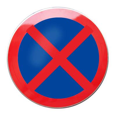 济南航标交通设施厂家定制圆形禁止车辆临时或长时停放禁令标志牌