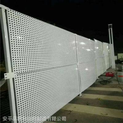冲孔围挡挡板 防风道路施工围挡彩钢铁皮泡沫围挡 小草绿围挡装配式