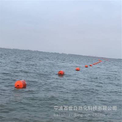 水面养殖区域分界浮漂 龙舟赛道警戒串联式浮筒浮排