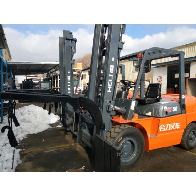 青岛斗山3吨电动叉车改造卡斯卡特双托盘搬运器叉车属具加工改装