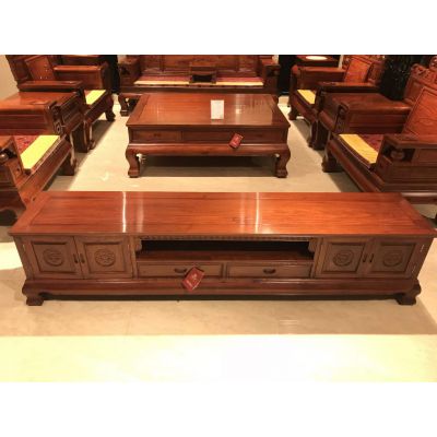 国标红木电视柜现代中式大果紫檀电视柜1/G