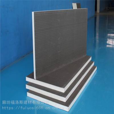 外墙B1级聚氨酯板 双面玻纤布PU板 阳光房芯材聚氨酯保温板工厂
