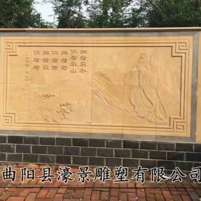 株洲红砂岩浮雕壁画 酒店浮雕壁画制作 浮雕图片