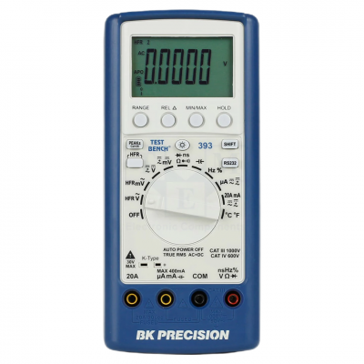 BK393 B&K PRECISION 数字万用表; USB; LCD; 4.83 位 (60000);