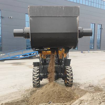 中首重工矿用装载机改装搅拌斗 窄体巷道用搅拌运输设备