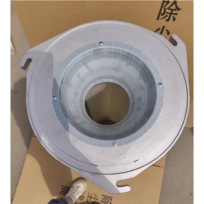 速发除尘滤芯滤筒工业喷塑三螺丝纹吊装铝盖外三耳防尘空气过滤筒