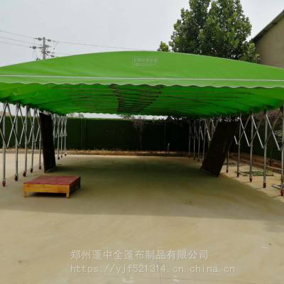 杭州顺发定做推拉遮阳蓬 停车雨棚 户外仓储帐篷 折叠蓬 可发全国地区