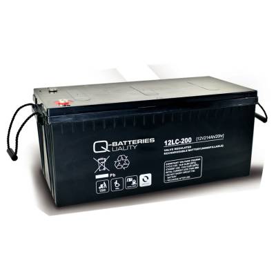 Q-BATTERIES蓄電池12 LCP-65 12 V 6 H/20 hr機械室UPS専用