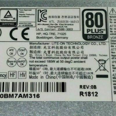 915544-001 PA-1181-3HV 600G3 HP̨ʽԴ901765-001