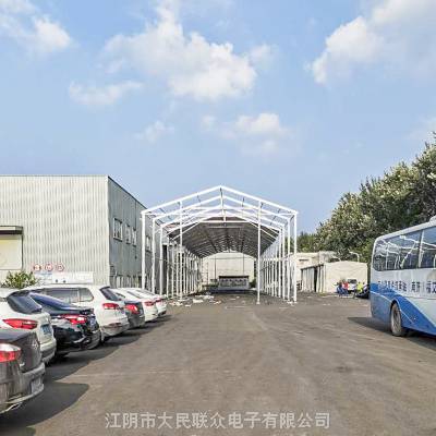 砂石料厂大棚大型仓库篷房组装式建筑面料加厚主材加错