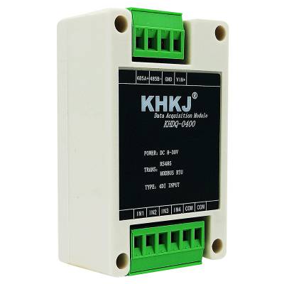 4路DI开关量输入模块板卡RS485 Modbus RTU协议鲲航KHDQ-0400