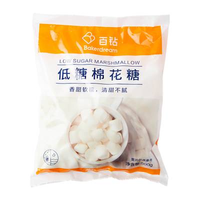 百钻 低糖低甜 棉花糖500g 手工牛轧糖雪花酥DIY用