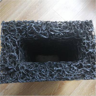 厂家矩形方形塑料制品排水管pp材质乱丝地下渗水塑料盲沟