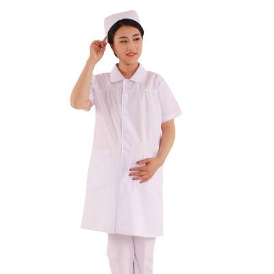 批发长袖短袖孕妇护士服 护士孕期工作服大褂 夏装大码医生孕妇装
