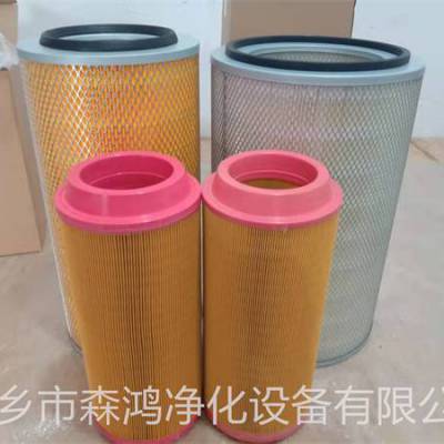 森鸿净化供应聚酯纤维卡口式空滤1023489 除尘过滤器滤筒