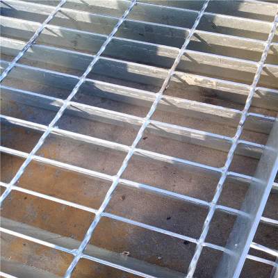 定制各种规格钢格栅板 电力检修平台钢格板价格 优盾扁钢排水沟盖板