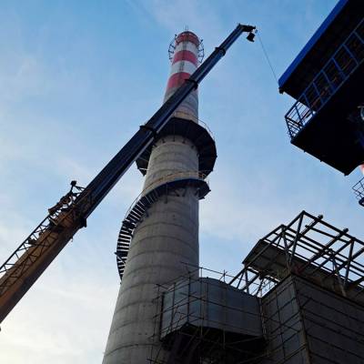 砖砌烟囱拆除/烟囱安装旋转梯湛江施工单位