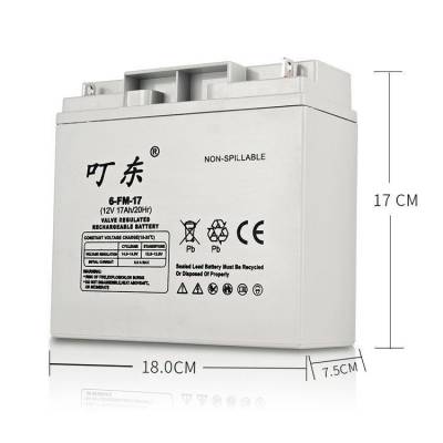 叮东蓄电池12V150AH 6-FM-150免维护太阳能路灯照明UPS安防发电瓶