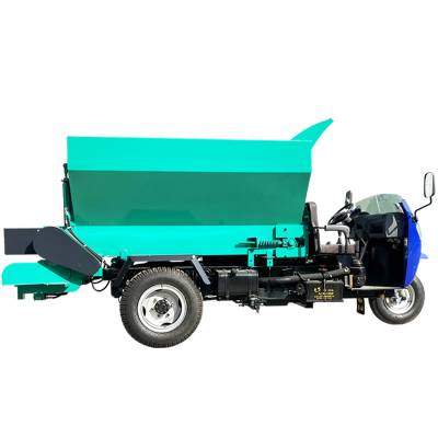 三轮自走式撒粪车 大田干湿粪肥有机肥撒肥车扬粪机