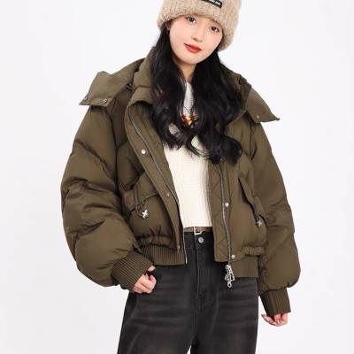 深圳Masilier精品鹅绒服 休闲时尚加厚保暖冬装 品牌撤柜女装尾货