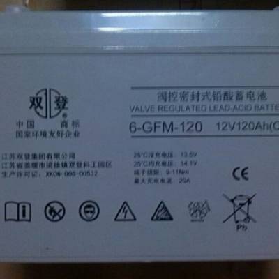 供应双登12V120AH蓄电池 6-GFM-120 铅酸免维护 UPS专用蓄电池