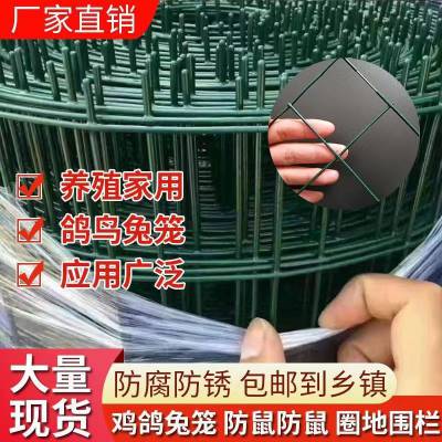 圈鱼塘围网 家用养鸡养鸭围栏网 1.8米包塑荷兰网