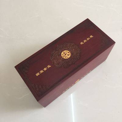 北京怀柔两支装红酒木盒订制 瑞胜达海参木盒厂家