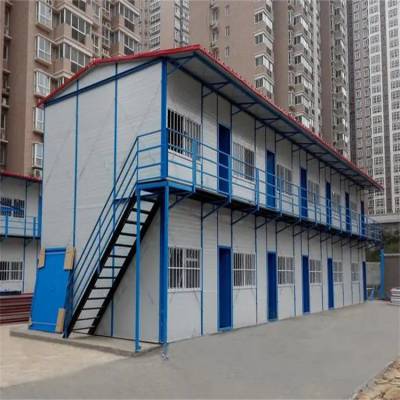 焊接式框架雅致板房 万隆 工地活动房拆除后移位安装 精细化操作安排