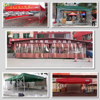 手动推拉棚 手动推拉遮阳棚物流仓库帐篷仓库厂区雨棚 厂家货源