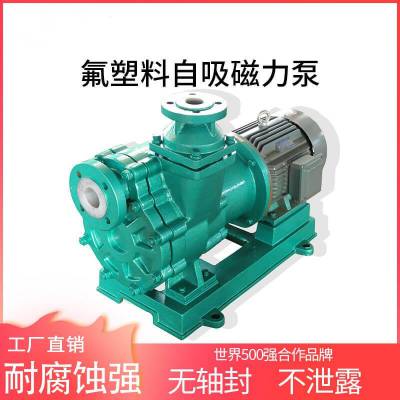 80ZMD-45F三相氟塑料磁力自吸泵 ZMD系列自吸式氟塑料磁力泵